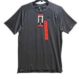 Spyder‎ Active Gray Training T Shirt Mens Medium Gym Workout Athletic NEW
